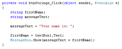 Concatenation در سی شارپ